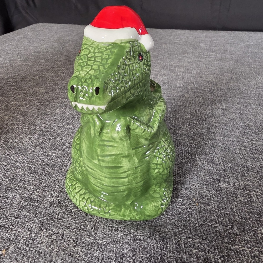 Miracle Santa Rex Dinosaur Mug Ceramic 12 oz Christmas Holiday T-Rex with Box